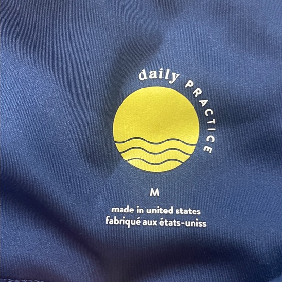 Anthropologie Daily Practice Blue Leggings Size M - Picture 3 of 8